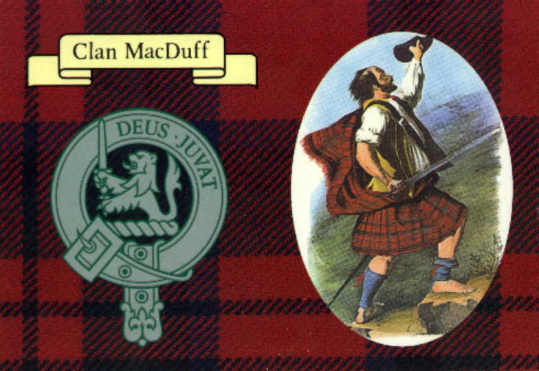 MacDuff on a hilltop